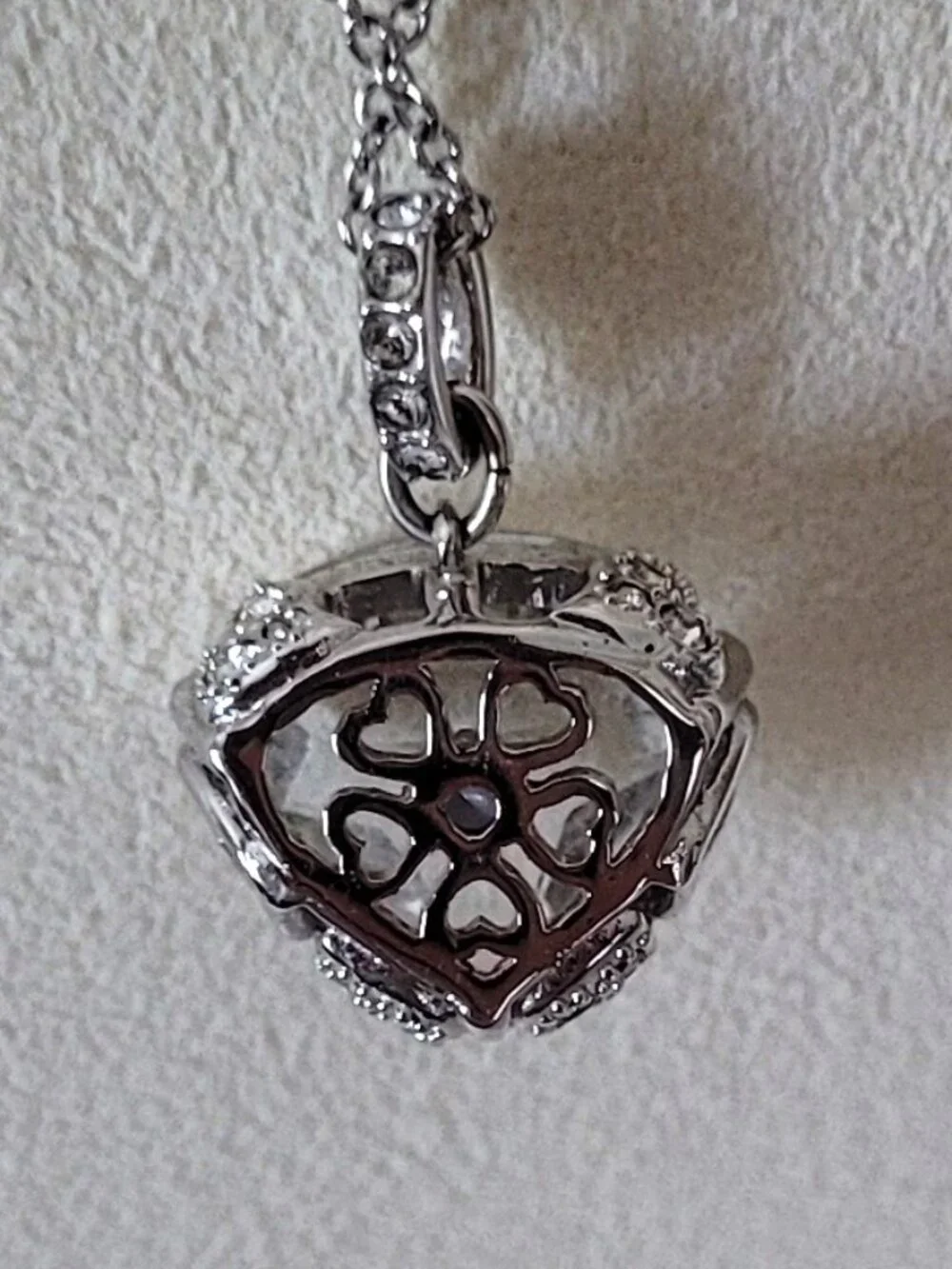 Swarovski Retired Heart Necklace